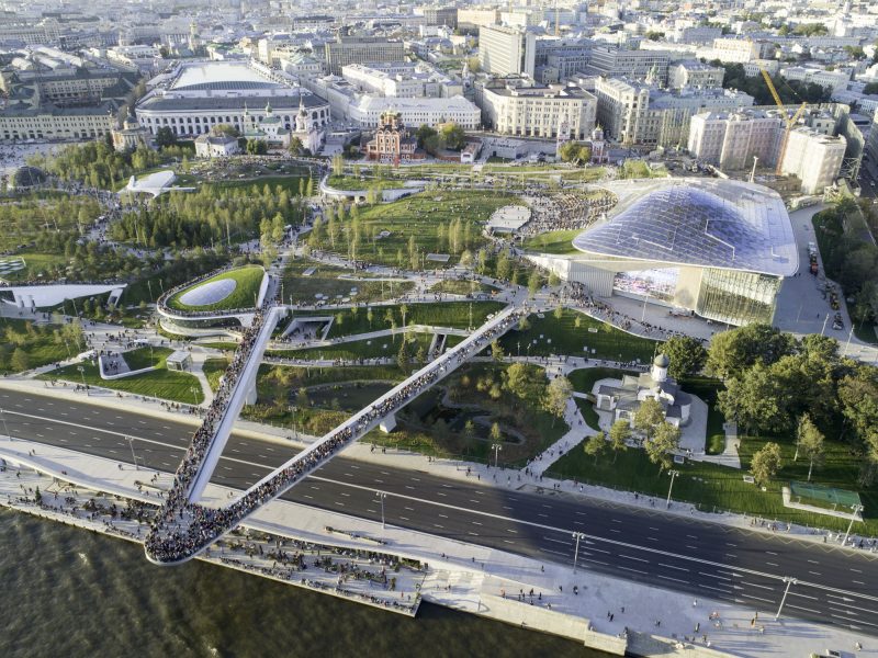 AGC firma il vetro del nuovo Zaryadye Park di Mosca