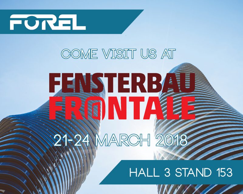 A Fensterbau Frontale 2018 Forel ci sarà