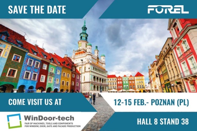 Save the date: Forel partecipa a Windoor Tech 2019