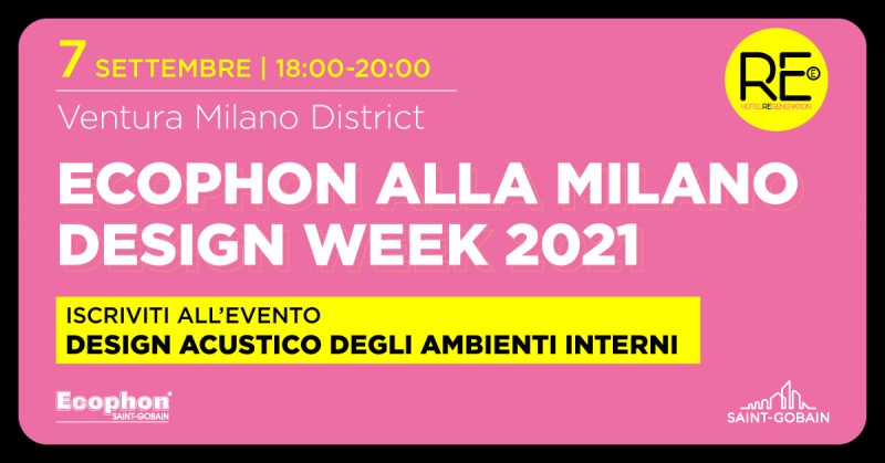 Al Fuorisalone Milano Design Week ci sarà anche Saint Gobain Italia