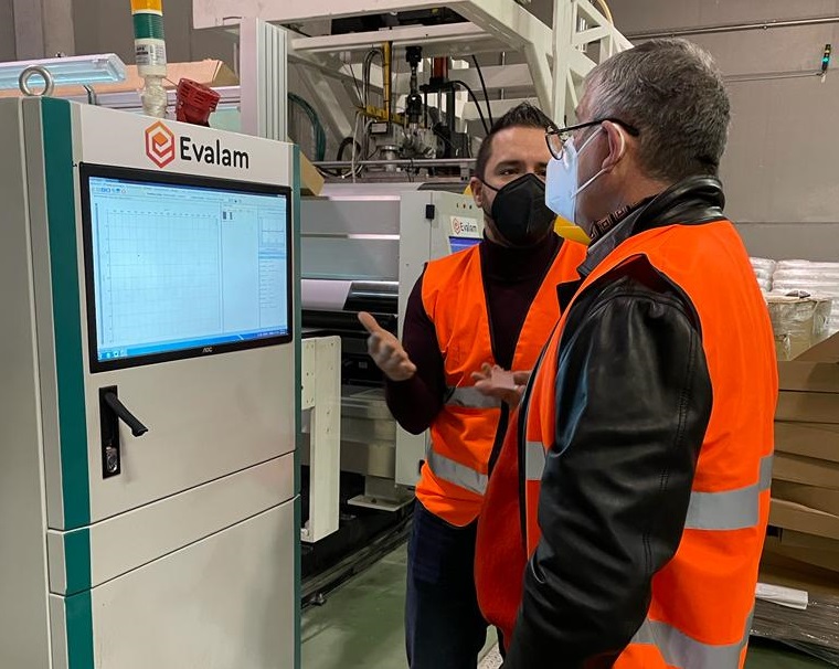Stazione Sperimentale del Vetro in visita alla fabbrica di Evalam
