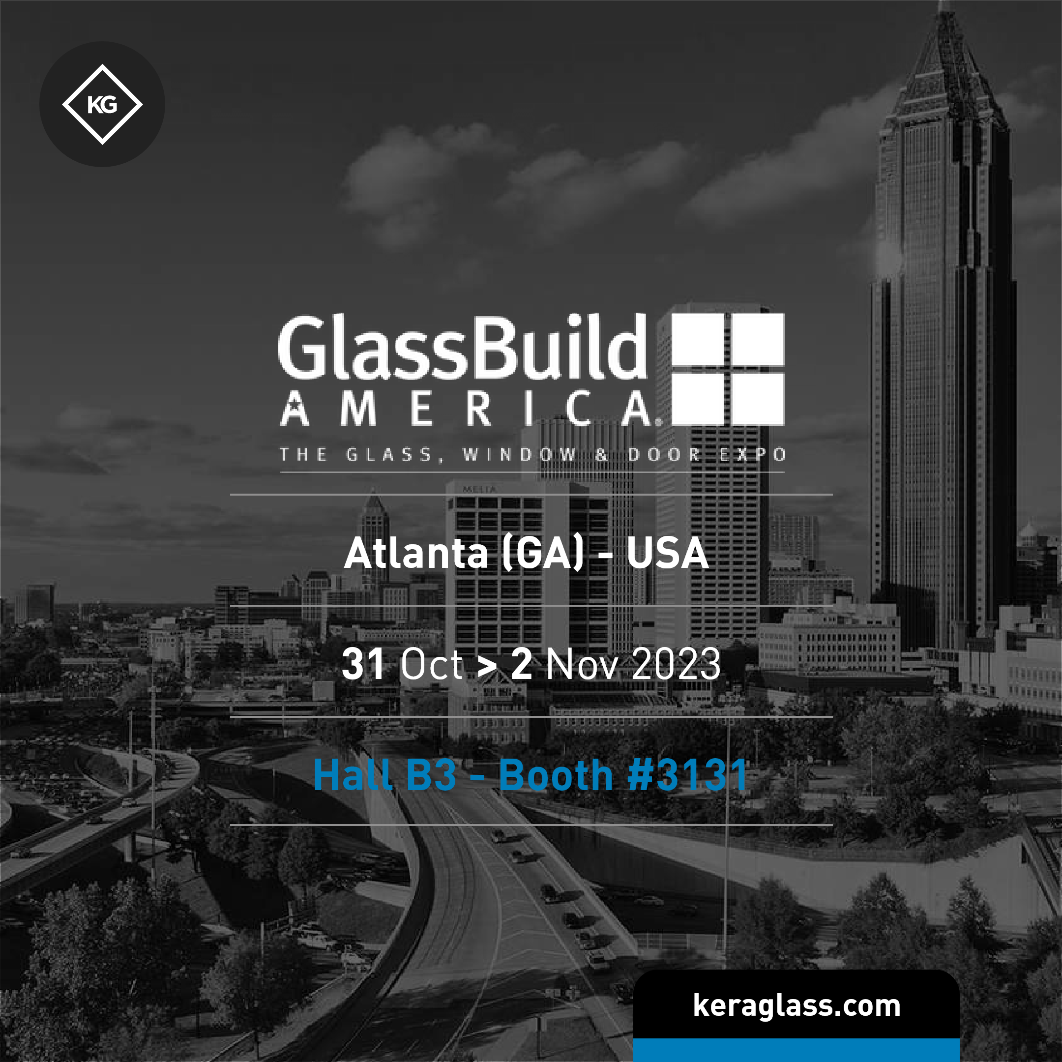 Keraglass annuncia la sua partecipazione a GlassBuild America 2023