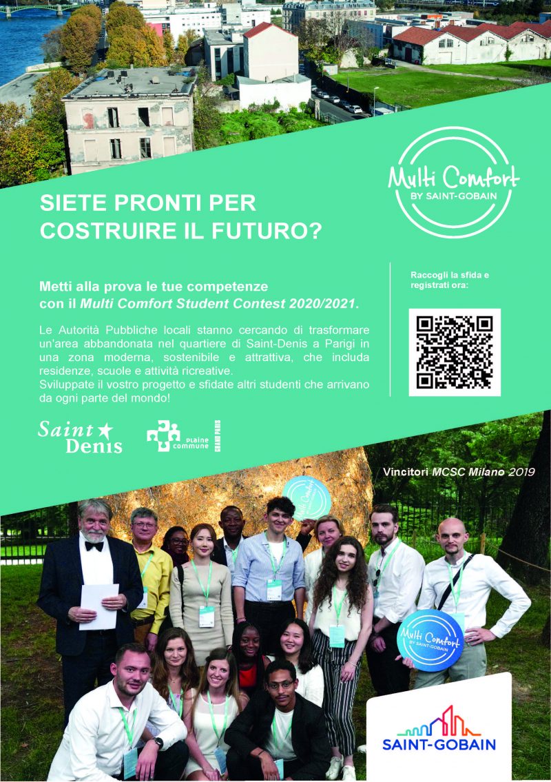 Saint-Gobain: al via il ‘Multi Comfort Student Contest 2021’