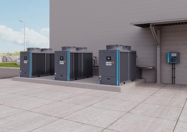 Per il raffreddamento dell’acqua (chiller) c’è la serie TCX Atlas Copco