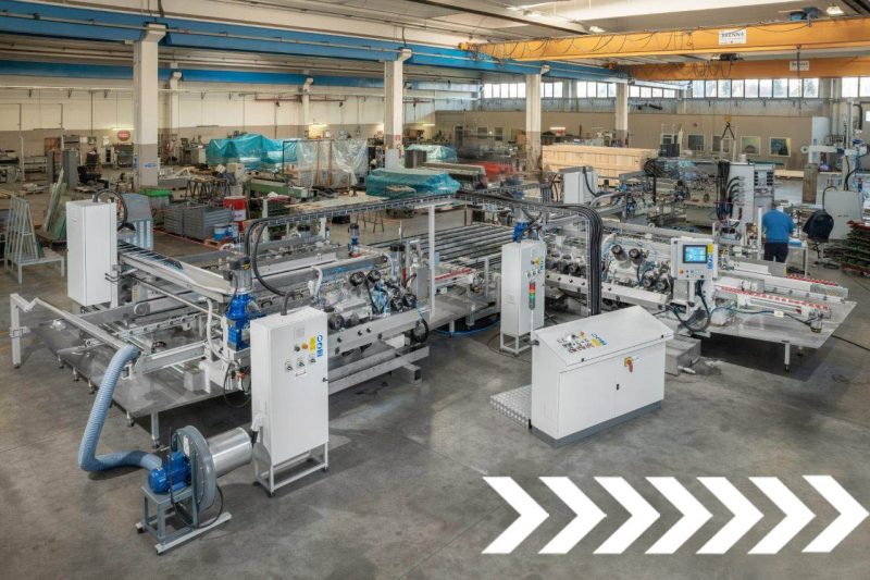 Caricare e scaricare le lastre di vetro a ciclo continuo con la tecnologia Schiatti